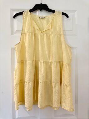 Topshop Babydoll Tiered Tank